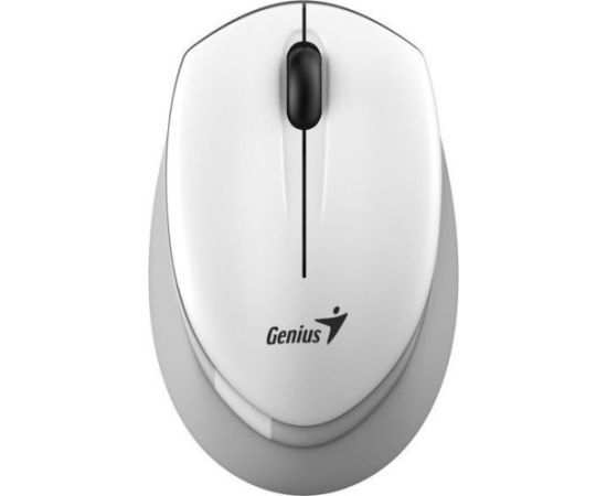 Mouse wireless, Genius NX-7009, white and gray, optical, 1200DPI