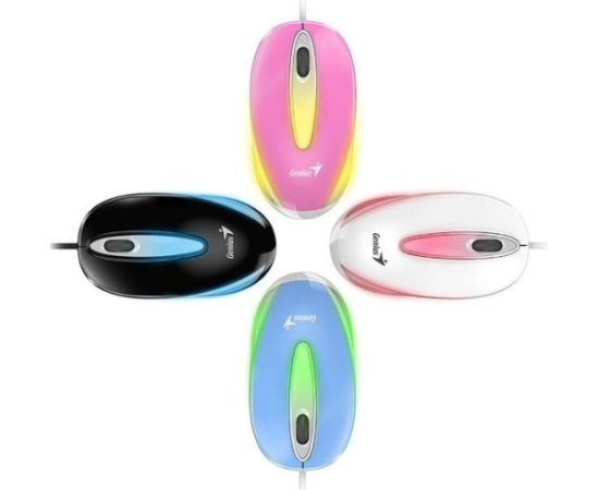 Mouse wired, Genius DX-Mini, blue, optical, 1000DPI