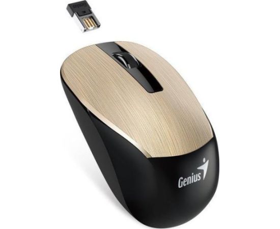 Mouse wireless, Genius NX-7015, gold, optical, 1600DPI
