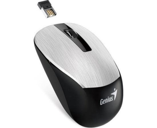 Mouse wireless, Genius NX-7015, silver, optical, 1600DPI
