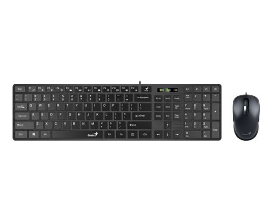 Klaviatūra + pele  Genius SlimStar C126