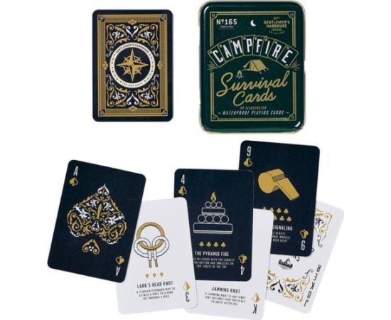 Gentlemens Hardware Gra kempingowa Survival cards w puszce