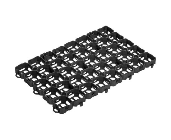 Решетка для газона TYP6, 57,5x38x4 см, черный;
