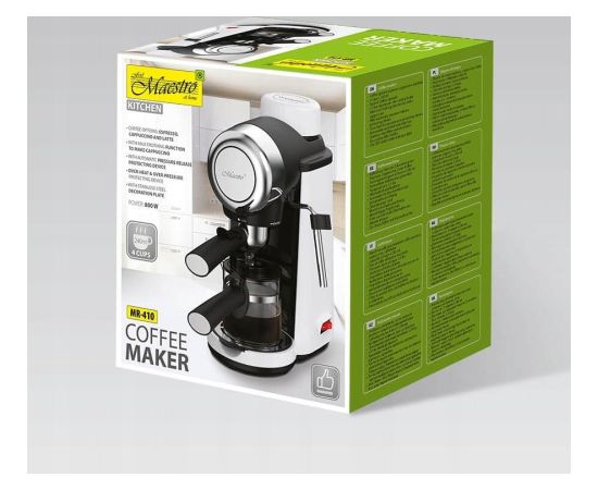 Ekspres do kawy kolbowy 800W MAESTRO MR-410