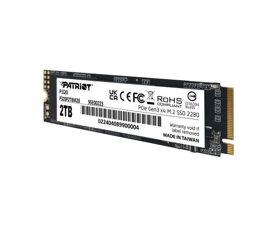Patriot Viper SSD P320 M.2 PCI-Ex4 NVMe 2TB 3GB/s