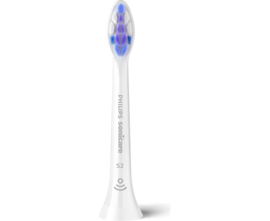 Philips Sonicare S2 Sensitive zobu birstes uzgalis, 6 gab, balts - HX6056/87