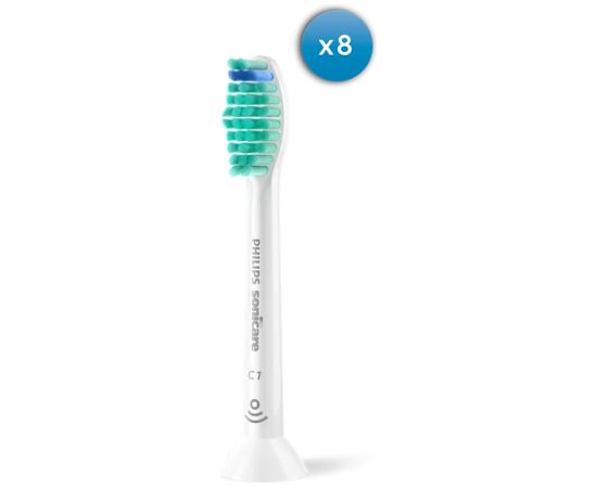 Philips Sonicare C1 ProResults zobu birstes uzgalis, 8 gab, balts - HX6018/87