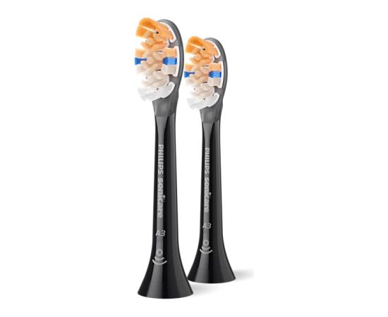 Philips Sonicare A3 Premium All-in-One zobu sukas uzgaļi, 2gab, melni - HX9092/88