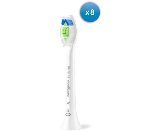 Philips Sonicare W2 Optimal White zobu birstes uzgalis, 8 gab, balti - HX6068/87