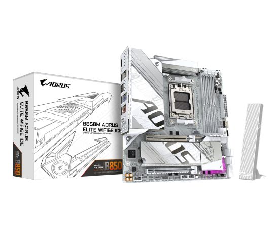 MB Gigabyte B850M AORUS ELITE WIFI6E ICE