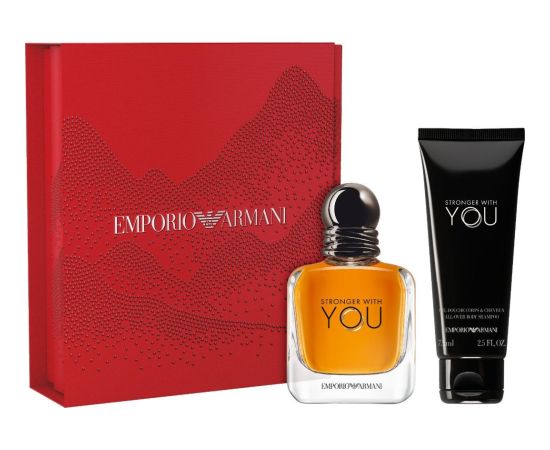 SET Giorgio Armani Stronger With You EDT spray 50ml + SHOWER GEL 75ml