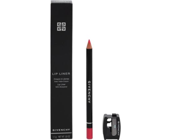 Set Givenchy Waterproof, Lip Liner, 04, Fuchsia Irresistible, 1.1 g + Eye Pencil Sharpener, Black None