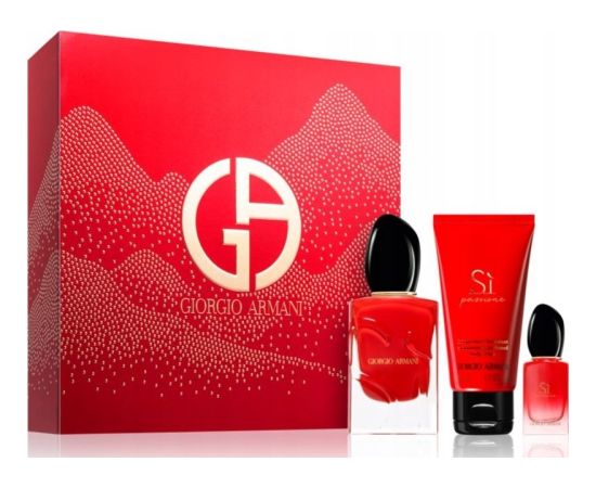 Giorgio Armani SET Si Passione EDP spray 50ml + EDP 7ml + BODY LOTION 50ml