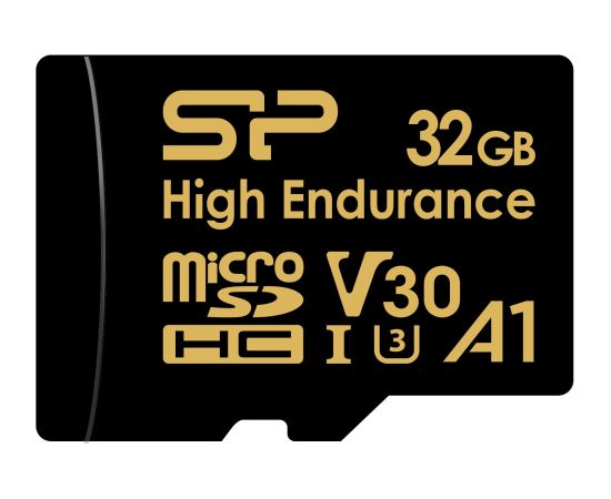 Silicon Power карта памяти microSDHC 32GB High Endurance + адаптер