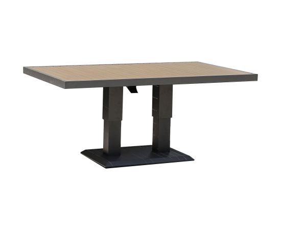 Table PARKER 150x90xH52-75cm, grey