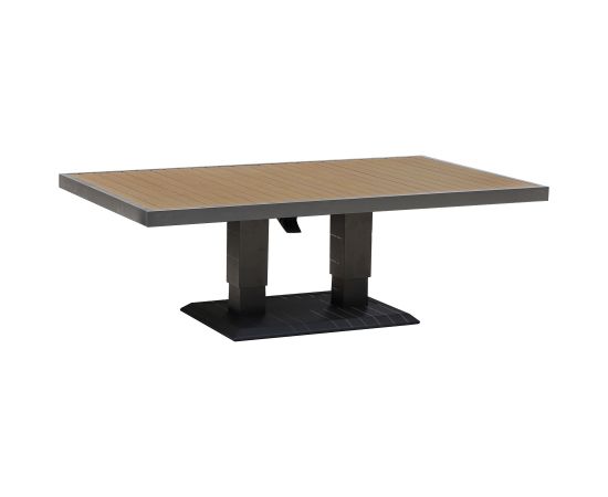Table PARKER 150x90xH52-75cm, grey