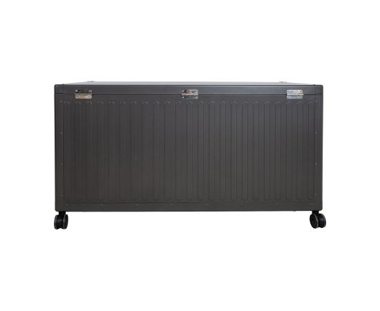Storage box MIRADOR 130x60,4xH80cm, dark grey