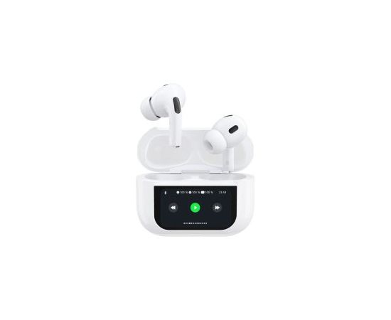 Dudao   Dudao U19 in-ear TWS wireless Bluetooth 5.3 headphones with LED display - white