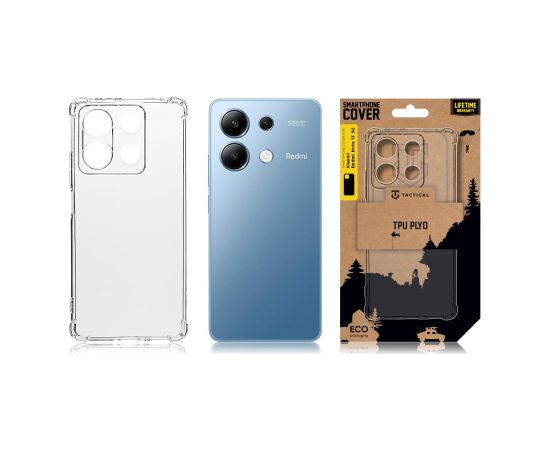Tactical TPU Plyo Cover for Xiaomi Redmi Note 13 5G Transparent