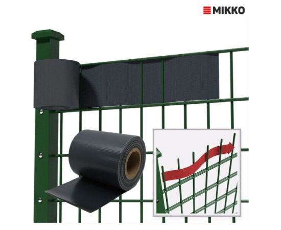 Žoga lamile MIKKO 4,75cm x 35m RAL8017 brūna + 28 gab. turētāji