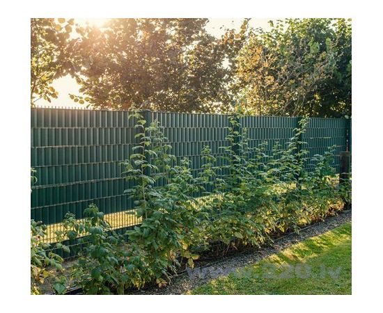 Лента для забора Bauswern Premium 2600x19см RAL6005, зеленый