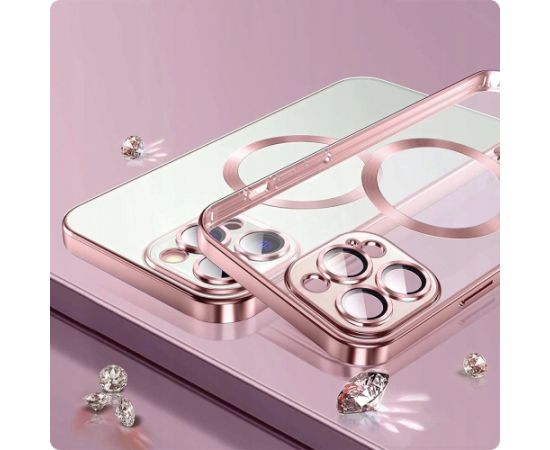 Чехол Tech-Protect MagShine Line MagSafe для iPhone 13 - черный