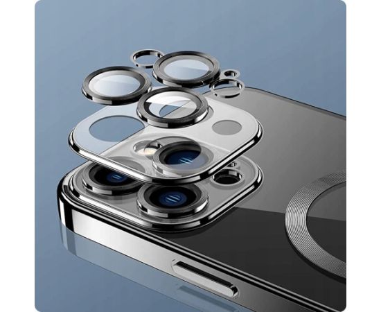 Чехол Tech-Protect MagShine Line MagSafe для iPhone 13 - черный