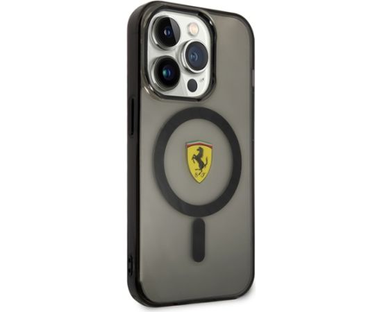 Ferrari FEHMP14XURKK iPhone 14 Pro Max 6.7" czarny|black hardcase Translucent Magsafe