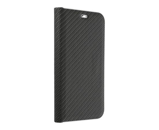Fusion Luna Carbon Book grāmatveida maks Samsung A356 Galaxy A35 5G melns