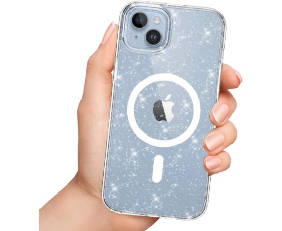 Tech-Protect FlexAir Hybrid MagSafe apvalks iPhone 13 | 14 - caurspīdīgs un ar spīdumiem