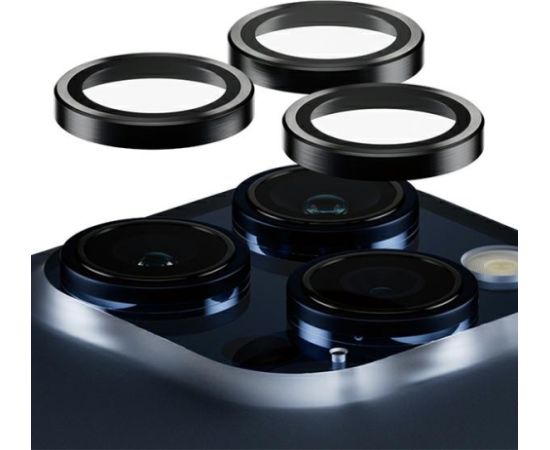 PanzerGlass Hoops Camera iPhone 15 Pro 6.1" | 15 Pro Max 6.7" czarny|black 1139 camera lens protector hoop optic rings