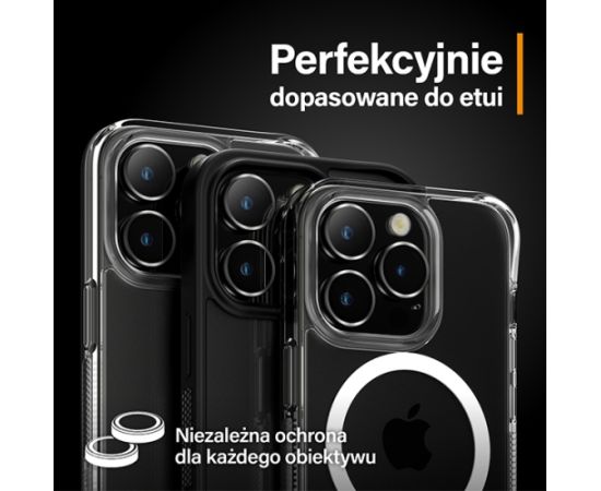 PanzerGlass Hoops Camera iPhone 15 Pro 6.1" | 15 Pro Max 6.7" czarny|black 1139 camera lens protector hoop optic rings