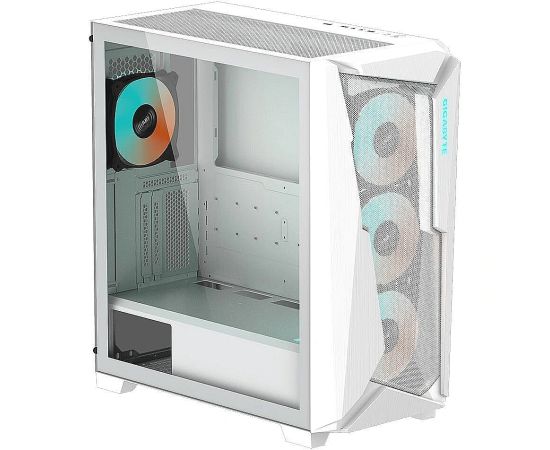 Case|GIGABYTE|C301 GLASS WHITE|MidiTower|Not included|ATX|EATX|MicroATX|MiniITX|Colour White|GB-C301GW
