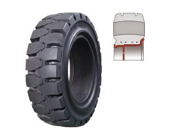 18x7-8 Roadhiker PNSH01 QUICK Solid Lauksaimniecības tehnikas riepas