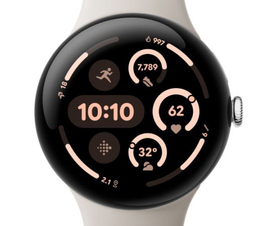 Smartwatch Google Pixel Watch 3 45mm Wifi Silver/Porc LF