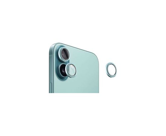 Evelatus Apple  iPhone 16 / 16 Plus Camera Lens Protector Armor Teal