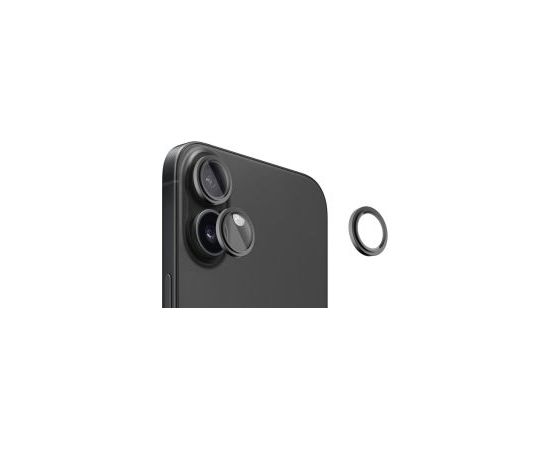 Evelatus Apple  iPhone 16 / 16 Plus Camera Lens Protector Armor Black