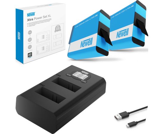 Kameras lādētājs Newell Charger + akumulators Newell Xtra Power Set XL maiņa SPJB1B