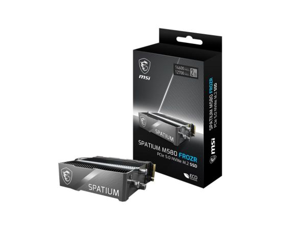 SSD MSI SPATIUM M560 2TB M.2 PCIe Gen5 NVMe 3D NAND Write speed 12700 MBytes/sec Read speed 14600 MBytes/sec TBW 1400 TB MTBF 160000 hours S78-440Q780-P83