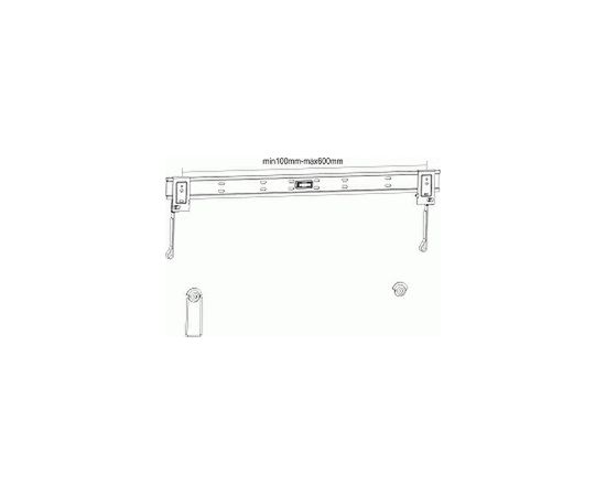 Newstar TV SET ACC WALL MOUNT BLACK/32-60" PLASMA-W860 NEOMOUNTS