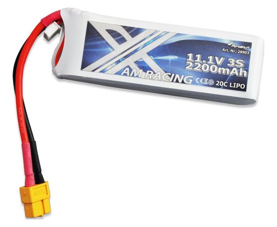 Amewi Amewi Zubehör LiPo Akku 3S 11,1V 2200mAh 20C Softcase, XT60