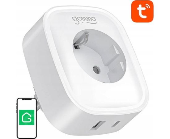 Gosund smart kontaktligzda WiFi/Bluetooth Gosund SP6 16A USB-C 20W Tuya