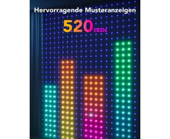 Govee H70B1 Curtain Light | LED SET Wi-Fi, Bluetooth, RGBIC, IP65