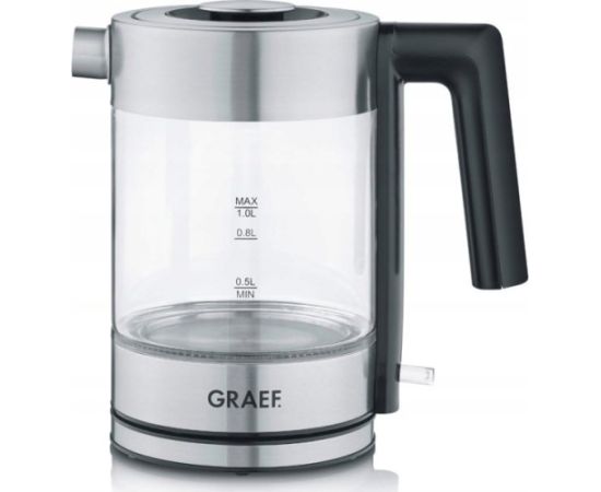 Tējkanna Graef WK 300 Water Kettle transparent/steel