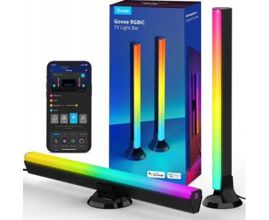 Govee SMART LED RGBIC Panel 38cm pro TV 43-75" - 2gb.