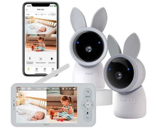 Arenti Alnanny 2K Baby Monitor& LCD Screen Kit