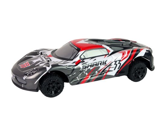 Leantoys Sports Car R/C 1:8 Gray White