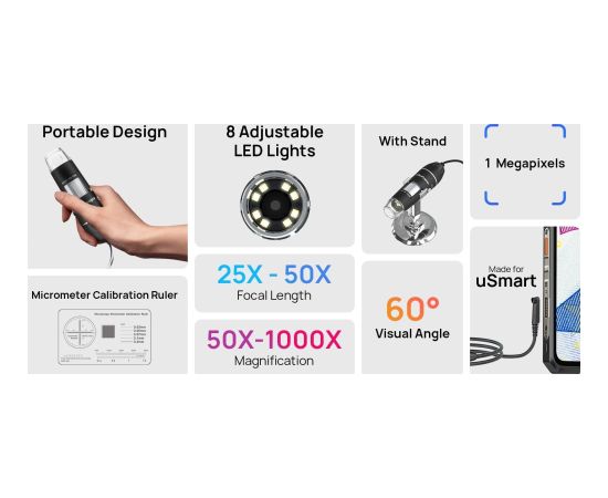 Mikroskops telefonam USMART UleFone C01