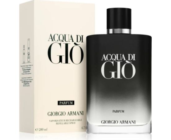 Giorgio Armani Acqua di Gio Pour Homme PARFUM refillable spray 200ml