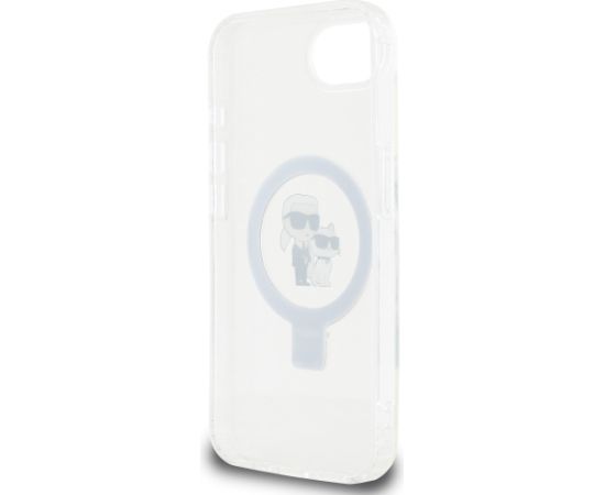Karl Lagerfeld Ringstand Karl and Choupette MagSafe Case Aizsargapvalks priekš Apple iPhone 16e